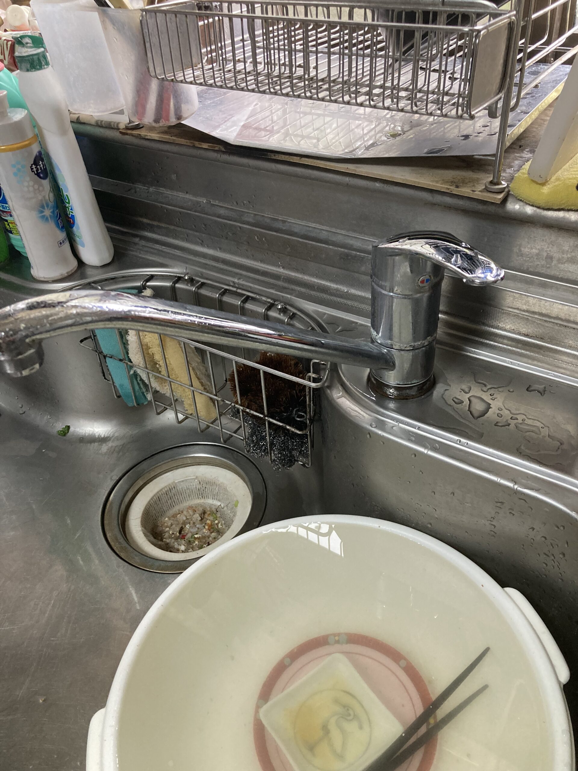 毛呂山町苦林　キッチン水栓交換　4万4千円（工事費込・税込）