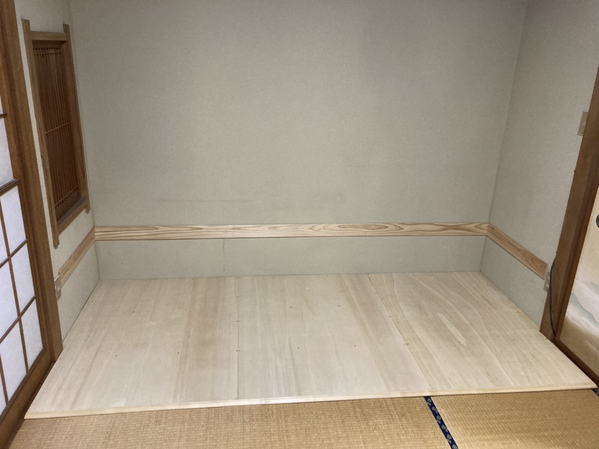日高市高萩東　床の間リフォーム　15万円（工事費込・税込）