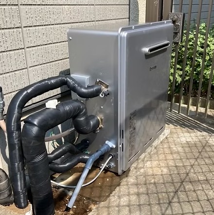 日高市高萩　給湯器交換　23万1千円（工事費込・税込）