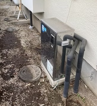 日高市高萩　給湯器交換　20万3千円（工事費込・税込）