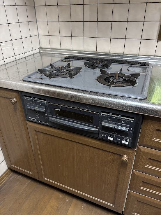 日高市高萩　ビルトインコンロ交換　19万9千円（工事費込・税込）