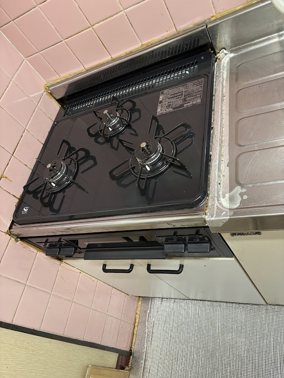 入間市鍵山　ビルトインコンロ交換　7万2千円（工事費込・税込）