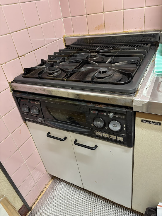 入間市鍵山　ビルトインコンロ交換　7万2千円（工事費込・税込）