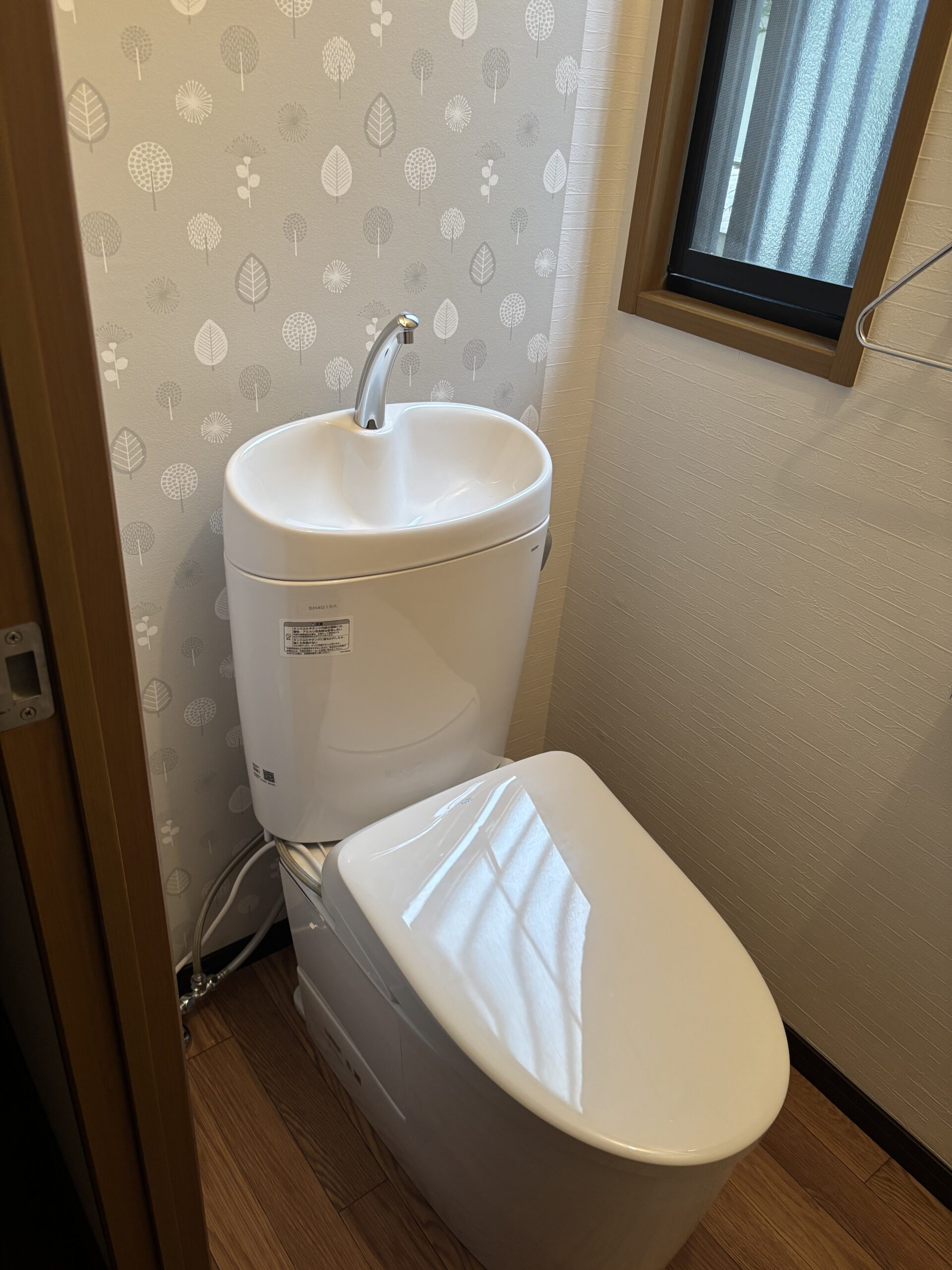 川越市笠幡　トイレリフォーム・内装工事　42万7千円（工事費込・税込）